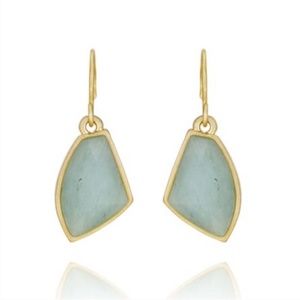 Chloe + Isabel Gilded Reeds Aventurine Earrings